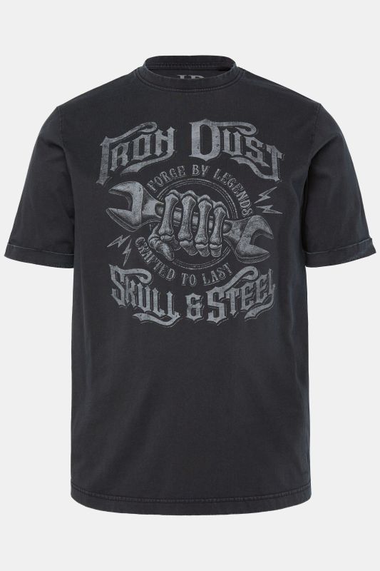 T-shirt JP 1880 style vintage, manches courtes et imprimé poitrine, collection Workwear – jusqu'au 8 XL