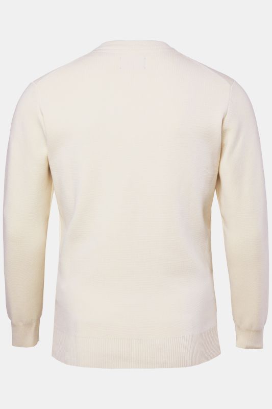 Pull JP 1880 en maille élastique, col rond - jusqu'au 7 XL