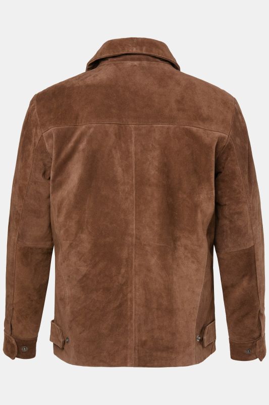 Veste JP 1880 en véritable cuir de vachette, poches à rabat- jusqu'au 7 XL
