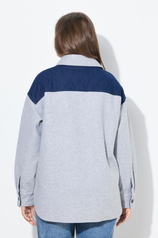 Veste/surchemise en flanelle, manches longues