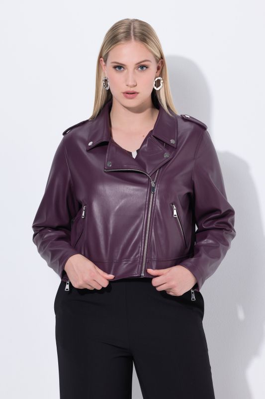 Veste en similicuir