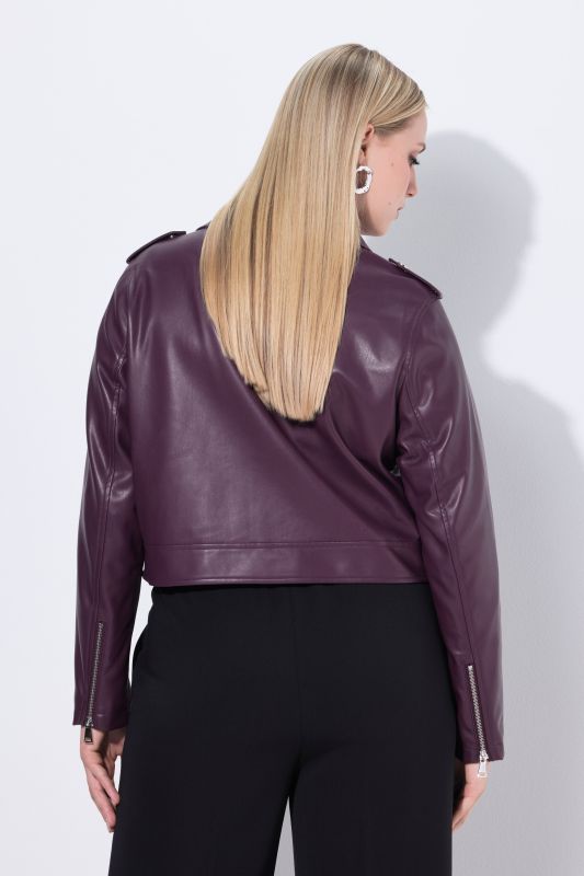 Veste en similicuir
