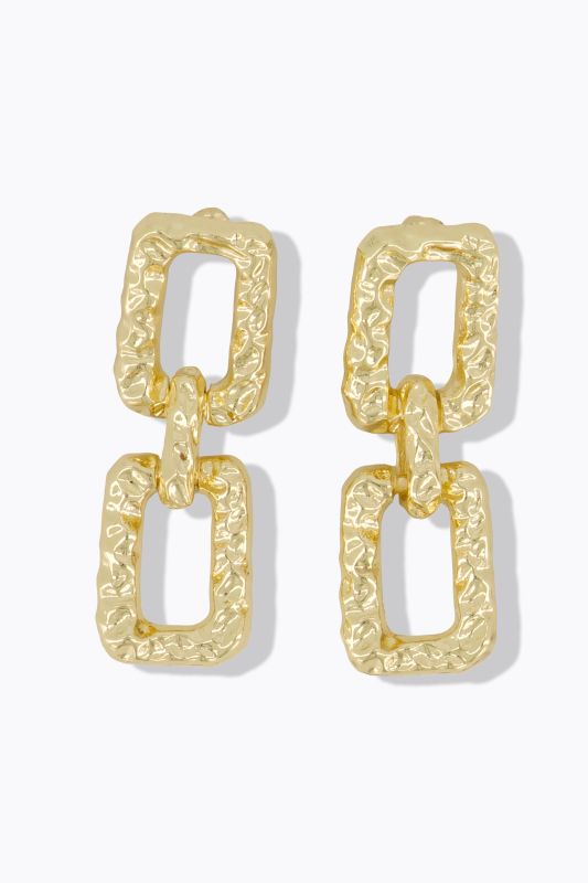 Boucles d'oreille imposantes avec maillons, pour oreilles percées