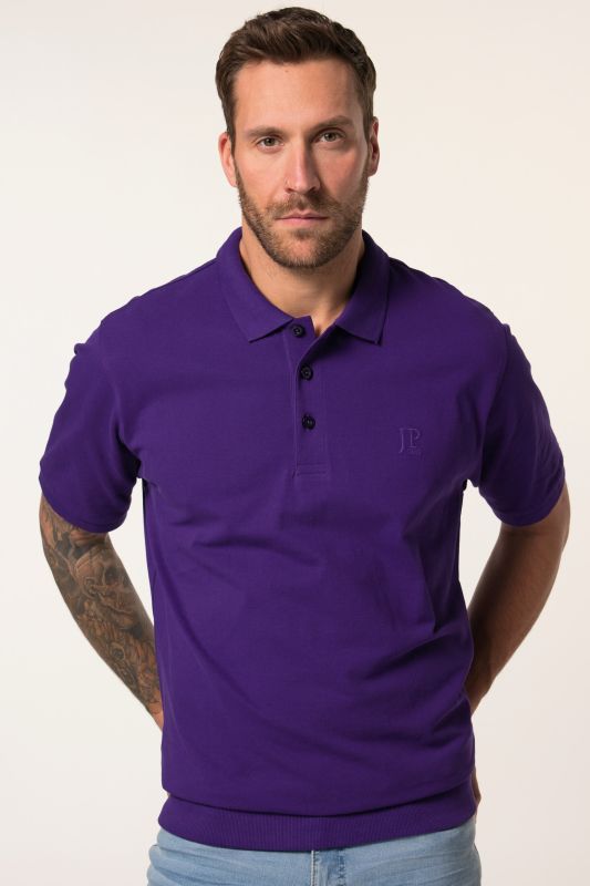 Polo en piqué à manches courtes, coupe ventre confort, collection Basic - du XXL au 10 XL