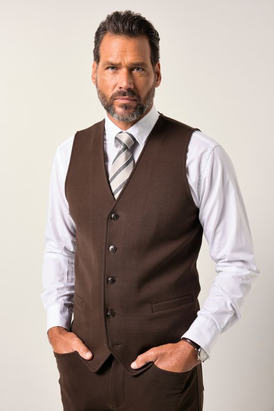 Gilet en jersey JP 1880 avec finition FLEXNAMIC®, collection Business, combinable avec d’autres pièces de la gamme NEW YORK - jusqu'au 8 XL