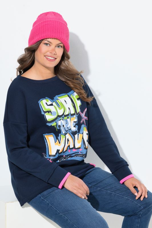 Sweat-shirt à manches longues et col rond
