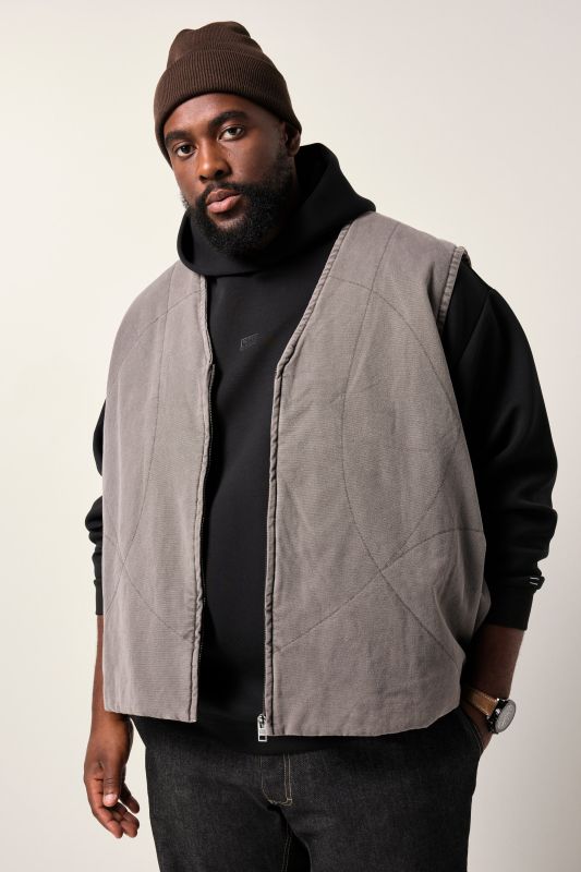 Gilet STHUGE en toile, rembourrage bien chaud - jusqu'au 8 XL
