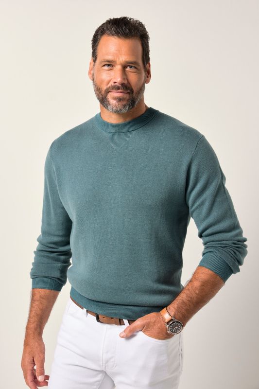 Pull JP 1880 col rond, maille CashmereTouch très douce - jusqu'au 7 XL