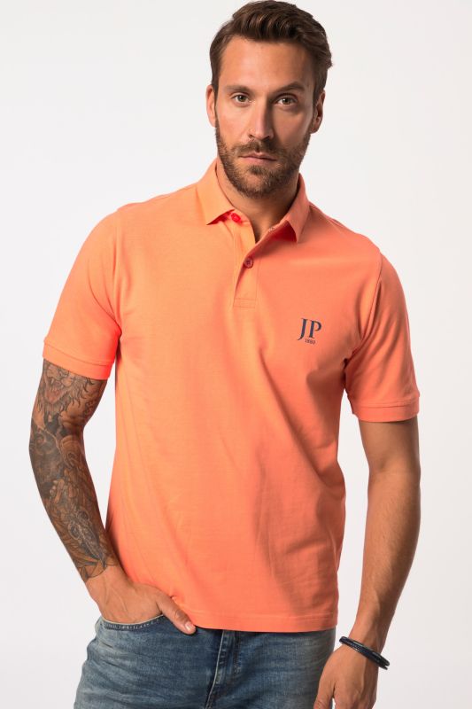 Lot de 2 polos, collection Basic - coton piqué, peigné