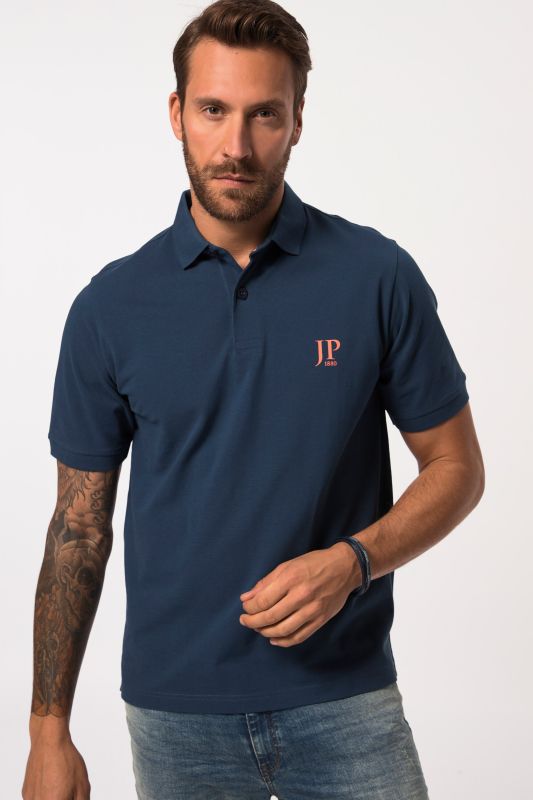 Lot de 2 polos, collection Basic - coton piqué, peigné