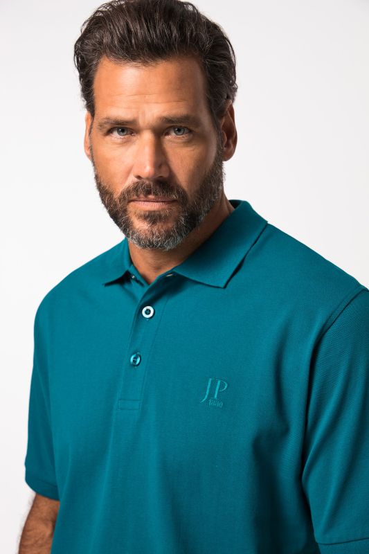 Polo en piqué à manches courtes, coupe ventre confort, collection Basic - du XXL au 10 XL