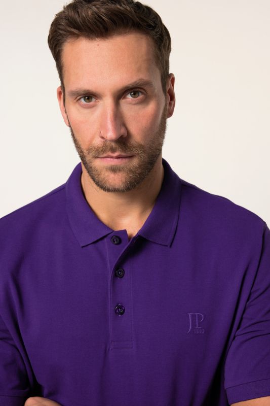 Polo en piqué à manches courtes, coupe ventre confort, collection Basic - du XXL au 10 XL