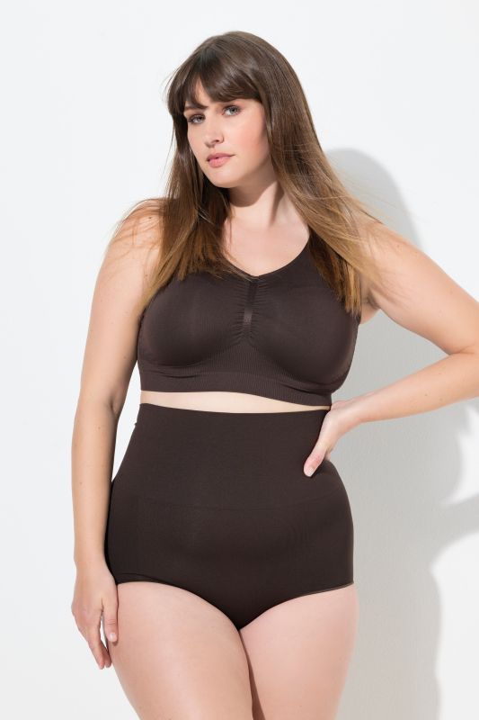 Culotte sculptante à taille haute, effet gainant