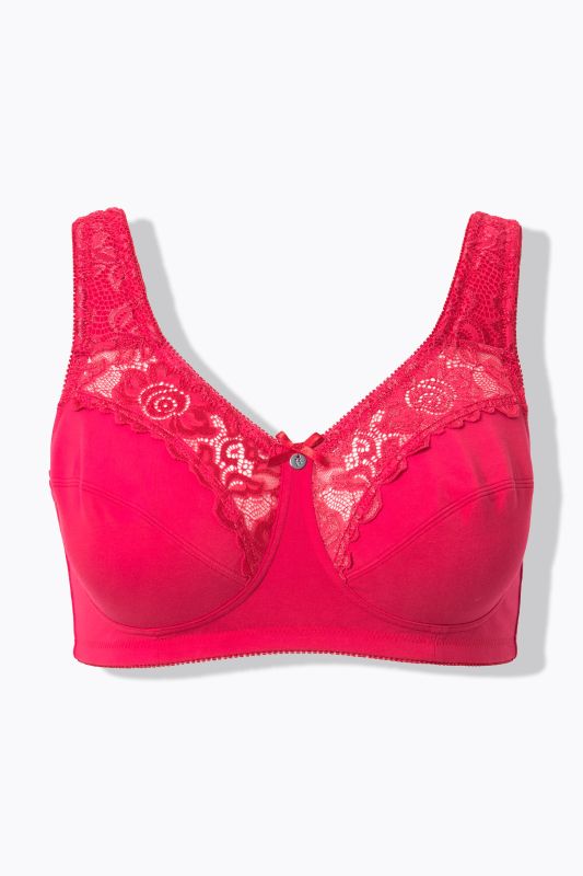 Soutien-gorge de maintien Kelly. Modèle sans armatures, dentelle - bonnets C-E