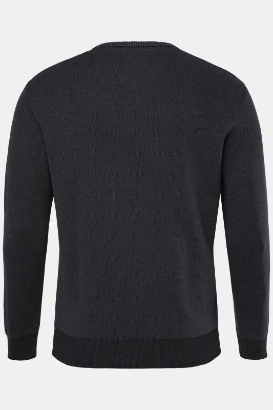 Pull JP 1880, maille CashmereTouch fine et douce, col en V - jusqu'au 8 XL