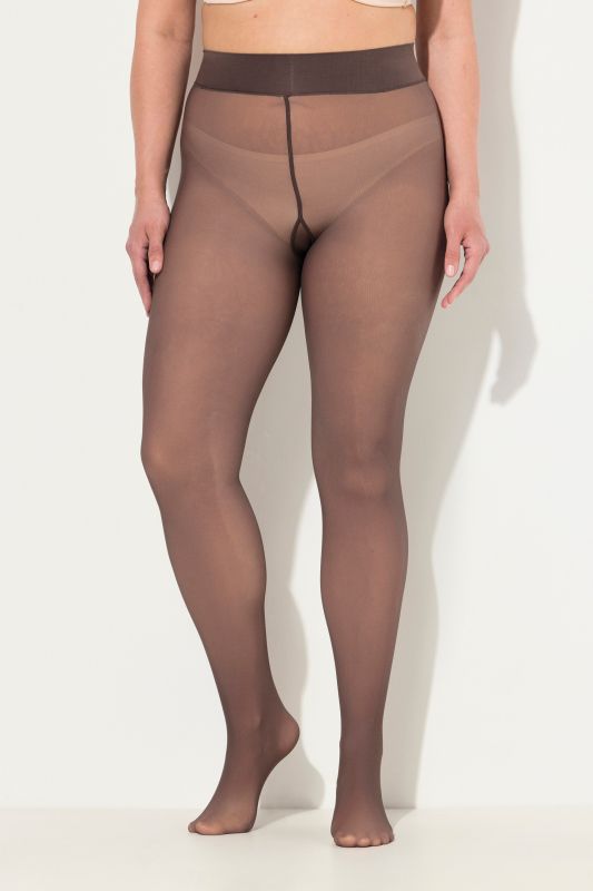 Collants aspect transparent, intérieur de couleur chair