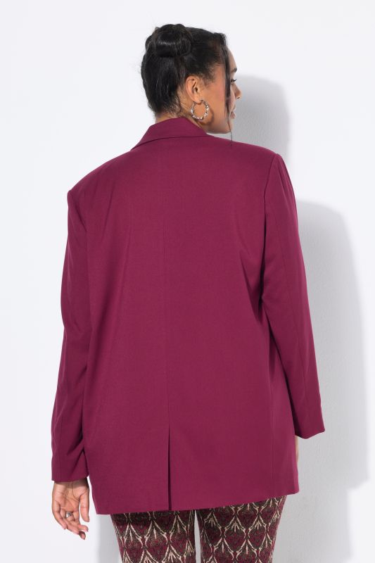 Blazer oversized avec col à revers