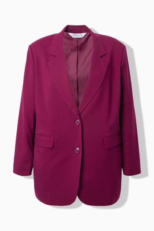 Blazer oversized avec col à revers
