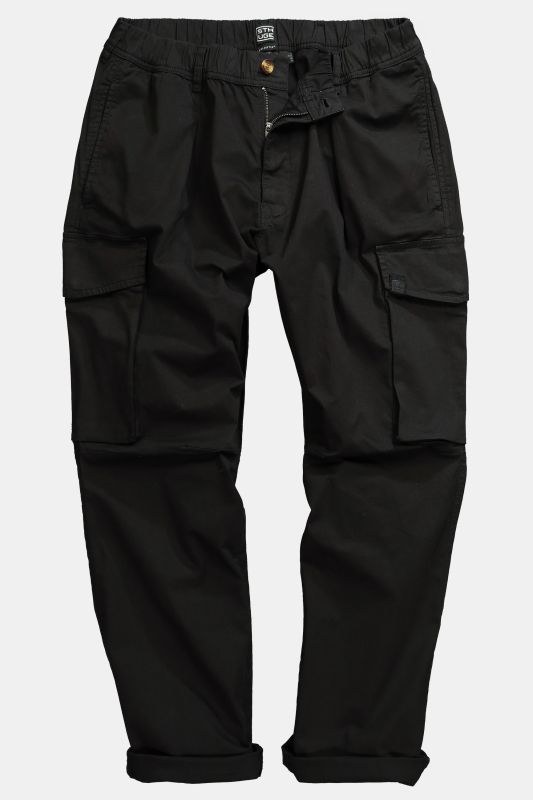Pantalon cargo STHUGE, spécial ventre fort, coupe Baggy Fit - jusqu'au 74
