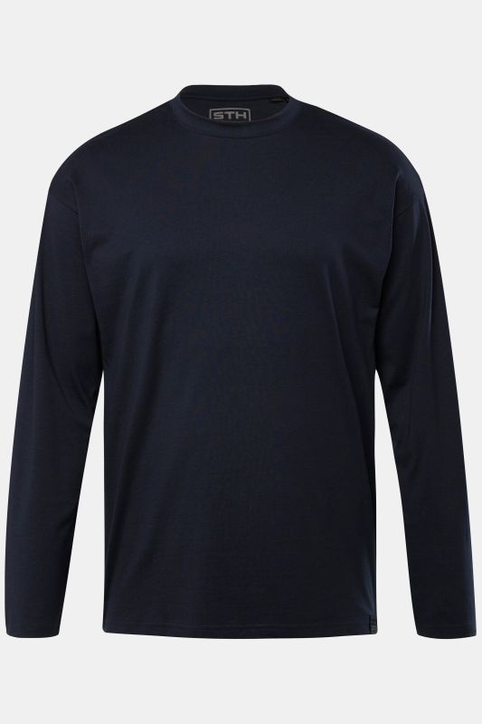 T-shirt oversize à manches longues STHUGE, collection Basic - jusqu'au 8 XL