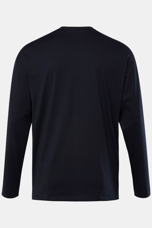 T-shirt oversize à manches longues STHUGE, collection Basic - jusqu'au 8 XL