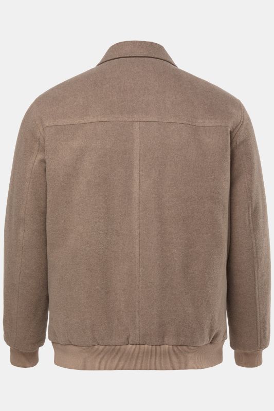 Blouson en laine mélangée JP 1880, fermeture zippée et poches plaquées - jusqu'au 7 XL