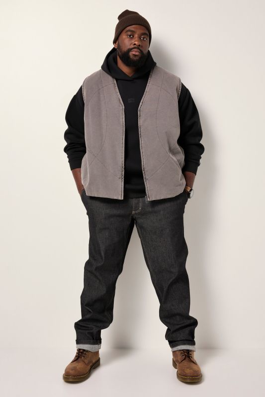Gilet STHUGE en toile, rembourrage bien chaud - jusqu'au 8 XL