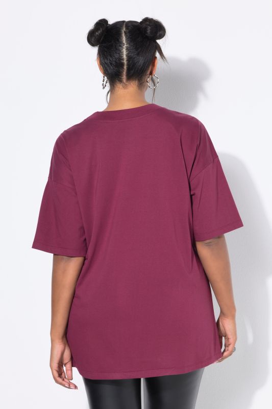 T-shirt oversize avec imprimé soleil style tarot