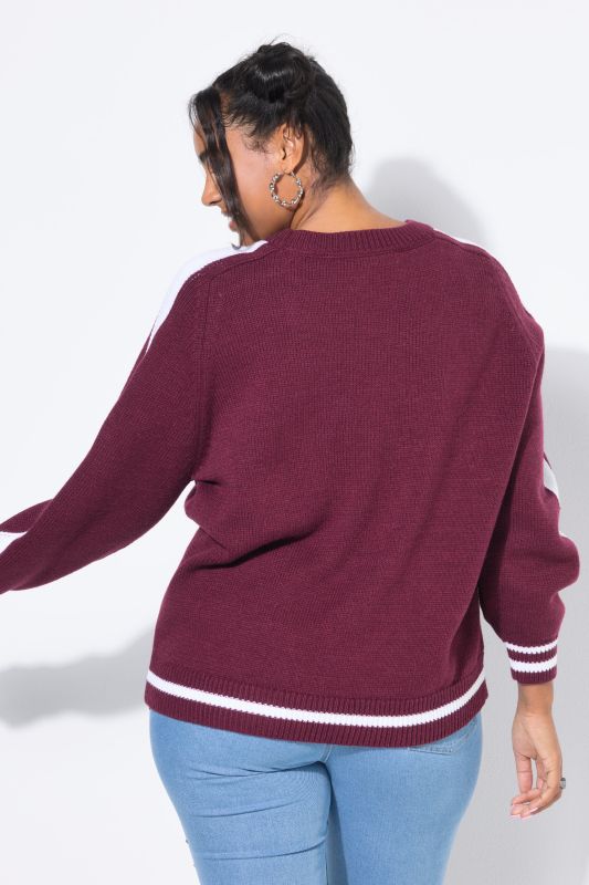 Pull oversize à manches longues raglan