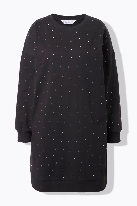 Robe en molleton oversize à strass
