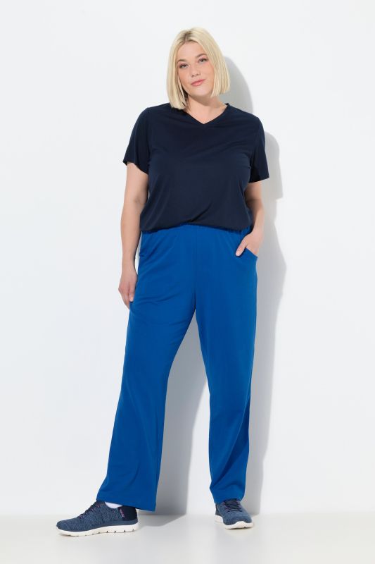 Pantalon de jogging, jambe droite et taille élastique