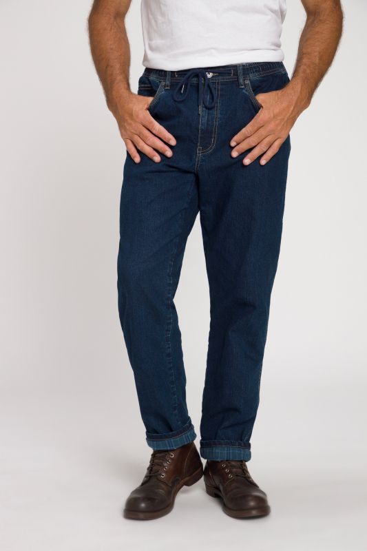 Jean thermique  en denim, à enfiler, coupe Straight Fit