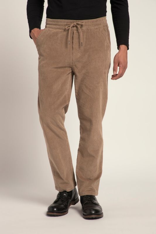 Pantalon en velours côtelé JP1880 à taille élastique et coupe Modern Fit – jusqu'au 7 XL