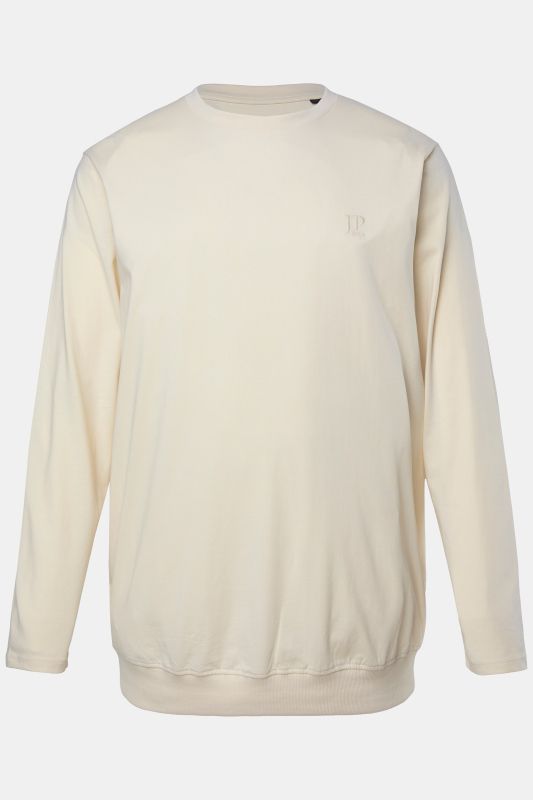T-shirt manches longues et col rond, ventre confort, collection Basic - jusqu'au 8 XL