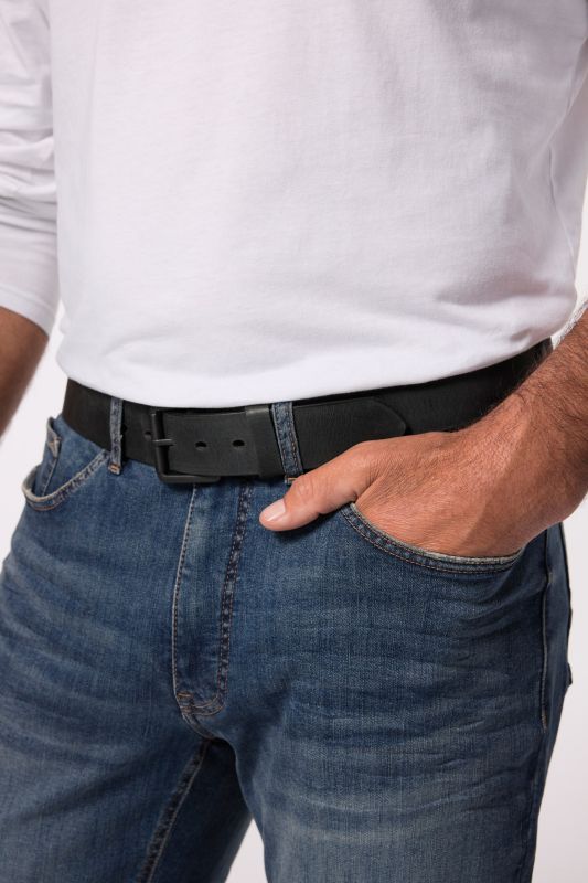 Ceinture en cuir véritable JP 1880, peut être raccourcie, jusqu'à 170 cm