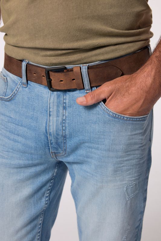 Ceinture en cuir véritable JP 1880, peut être raccourcie, jusqu'à 170 cm
