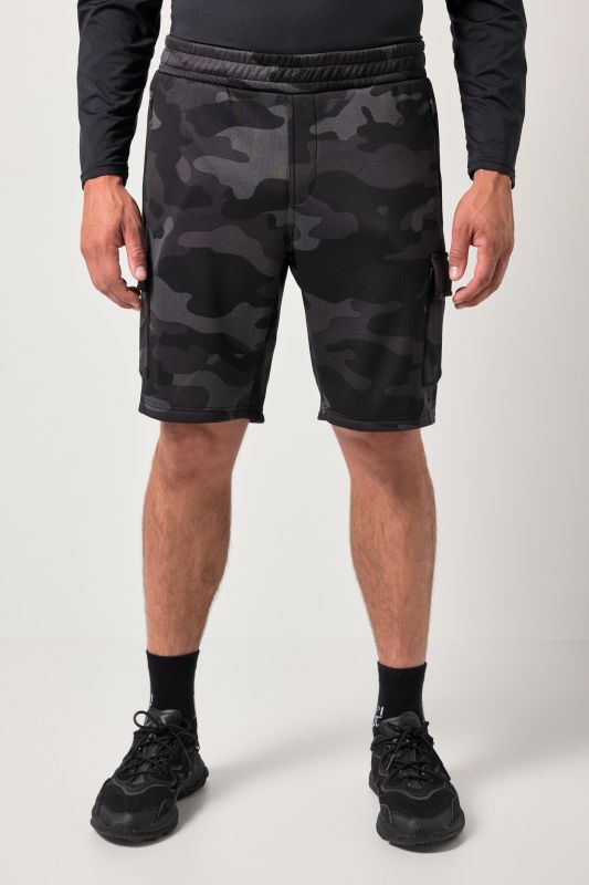 Bermuda cargo en molleton JAY-PI, finition FLEXNAMIC®, collection Fitness - jusqu'au 7 XL