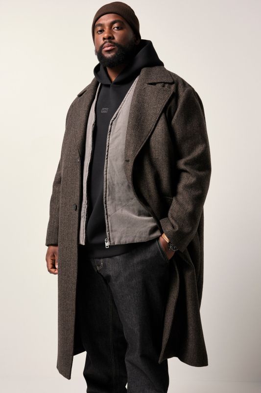 Manteau STHUGE, motif à chevrons - jusqu'au 8 XL