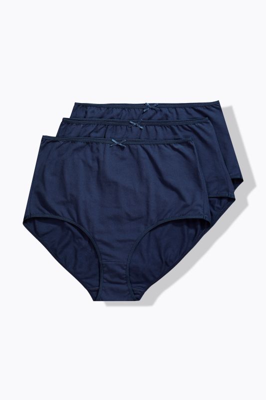 Culottes maxi, lot de 3, couleurs unies