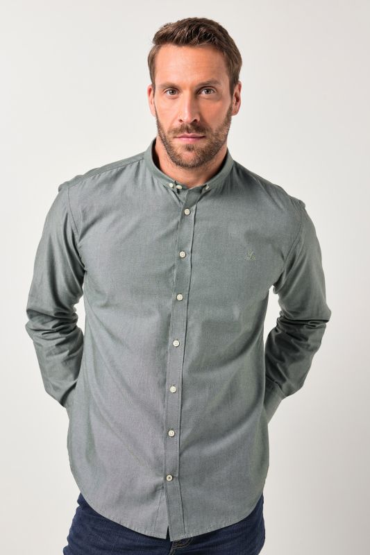 Chemise Oxford JP AWARE à manches longues, vêtement durable en coton bio certifié GOTS - jusqu'au 8 XL