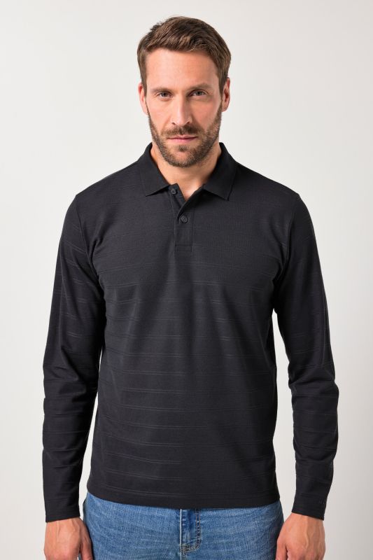Polo à manches longues JP AWARE, coton bio certifié OCS - jusqu'au 8&nbsp;XL