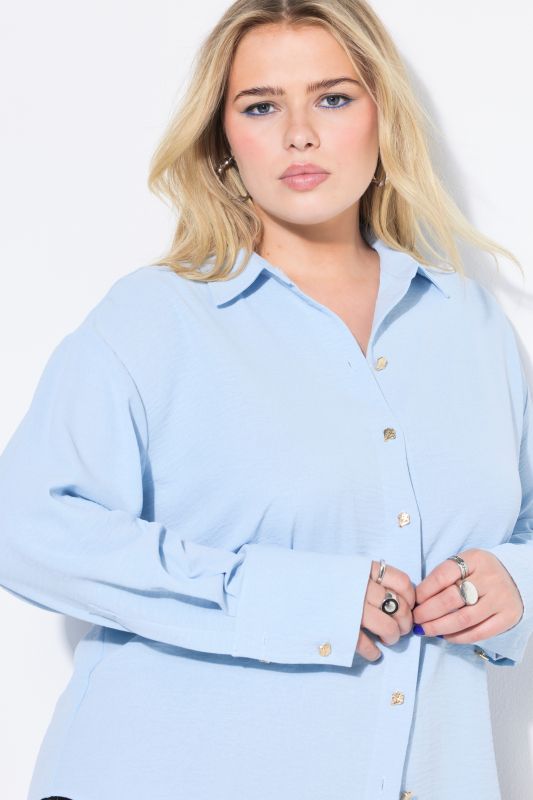 Chemisier oversize. Boutons fantaisie