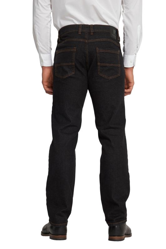 Jean 5 poches, taille élastique et confortable - coupe Regular Fit