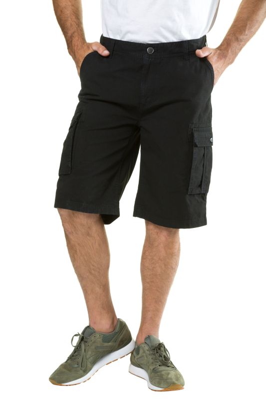 Bermuda cargo 6 poches, jambe droite, coupe Regular Fit