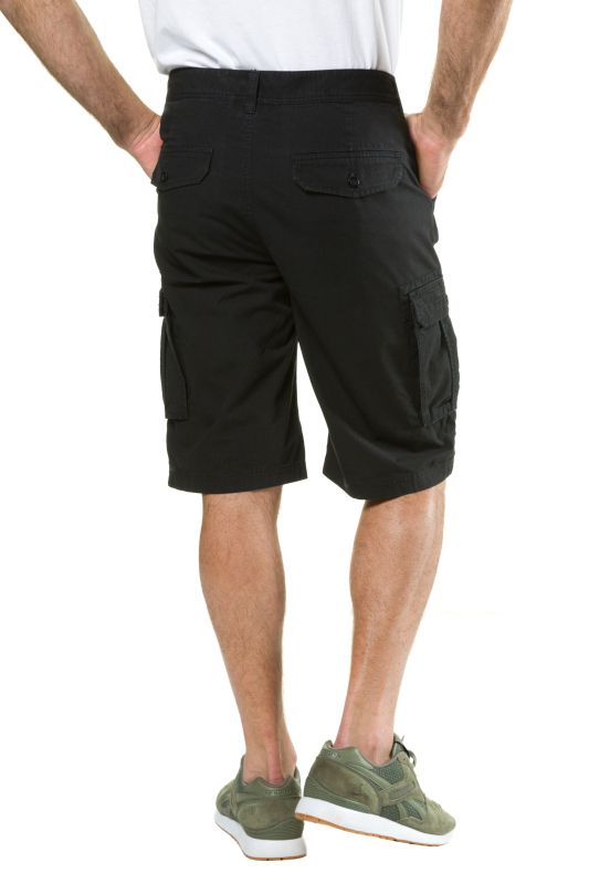 Bermuda cargo 6 poches, jambe droite, coupe Regular Fit