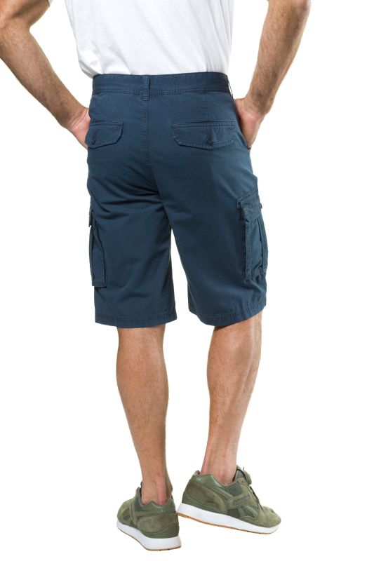 Bermuda cargo 6 poches, jambe droite, coupe Regular Fit