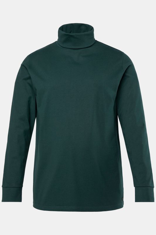 T-shirt à col roulé JP 1880, collection Basic, tissu jersey et manches longues - jusqu'au 7 XL