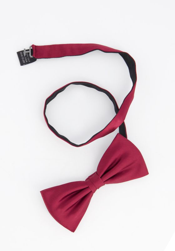 Nœud papillon  avec crochet d'attache, pure soie