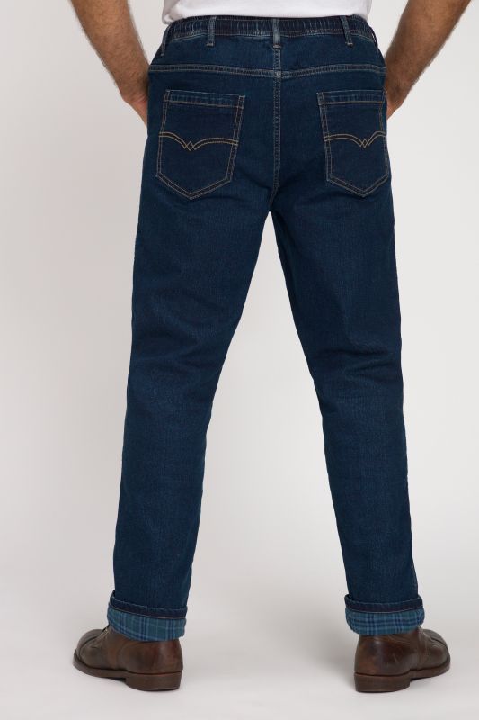 Jean thermique  en denim, à enfiler, coupe Straight Fit