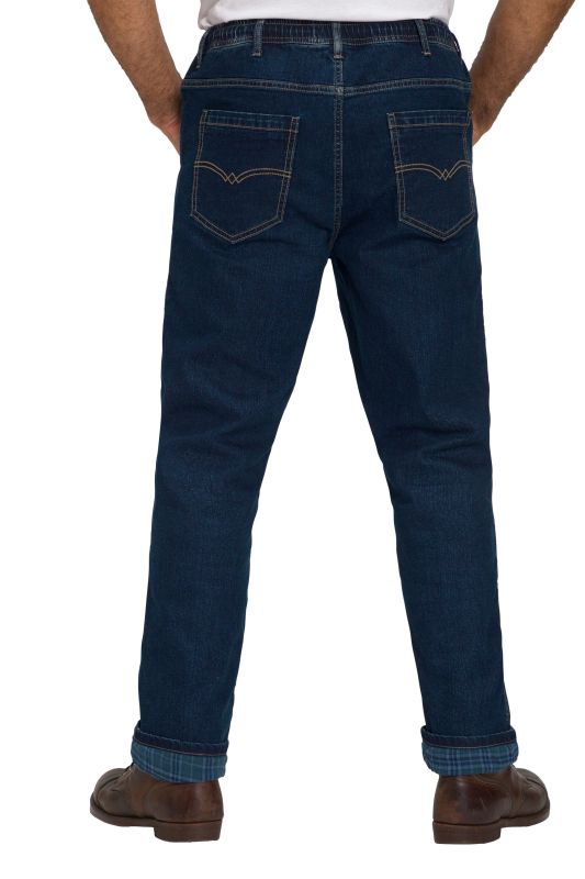 Jean thermique  en denim, à enfiler, coupe Straight Fit